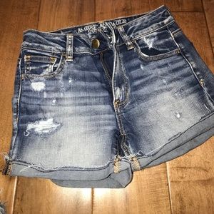 american eagle high waisted shorts. barely worn.